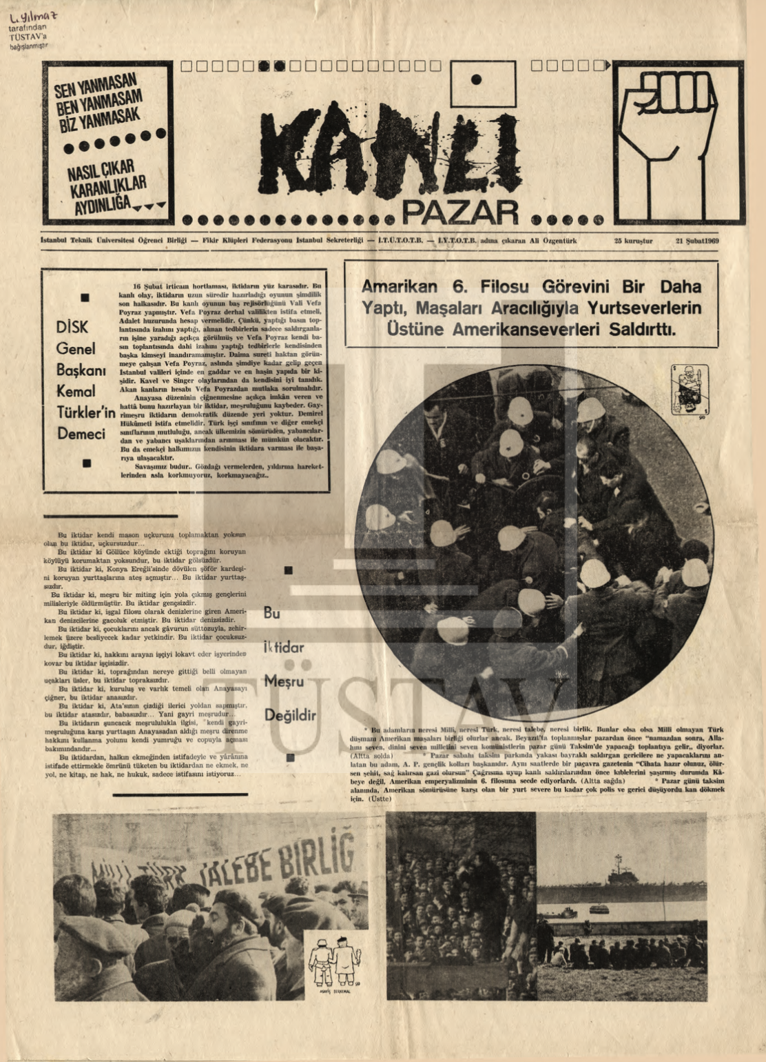 TÜSTAV Pamphlet, Page 1